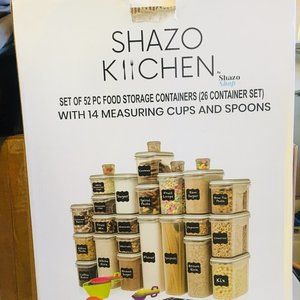 Shazo 52 Pc food storage and Matcha starter kit